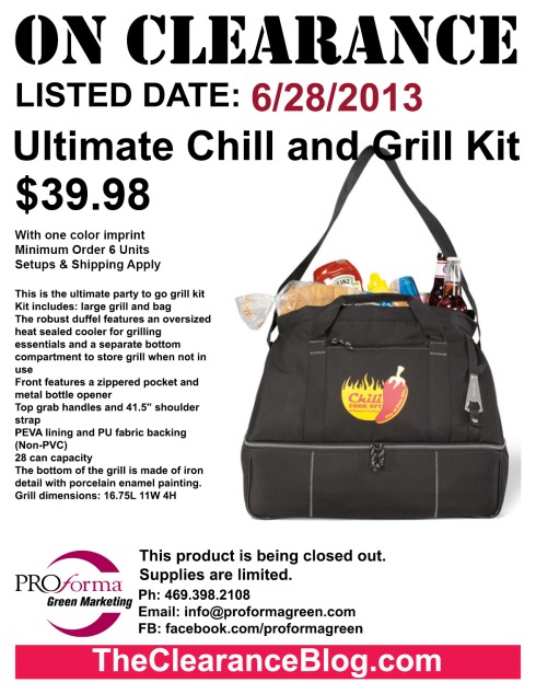This is the ultimate party to go grill kit.