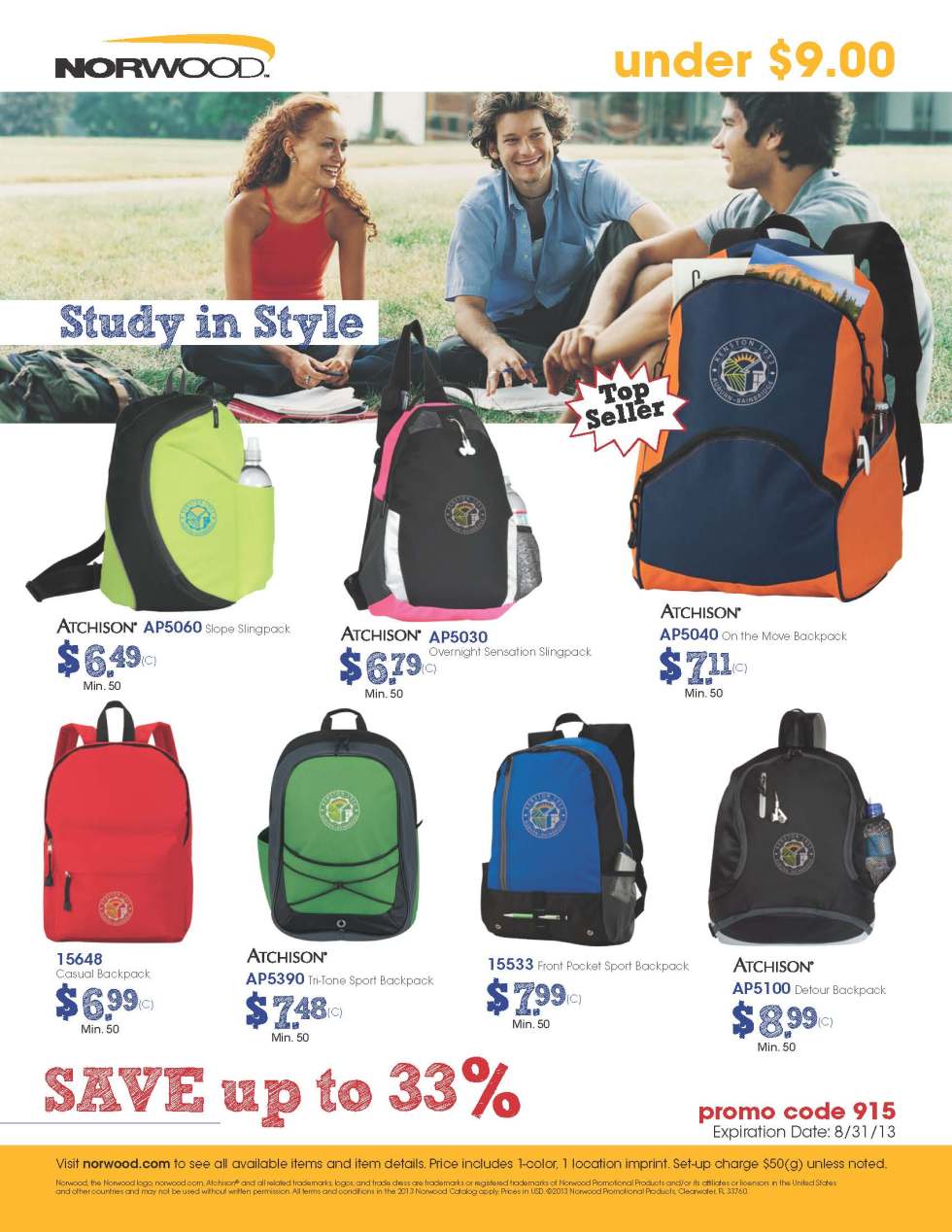 Norwood Back to School Under $9 | The Promo Clearance Blog